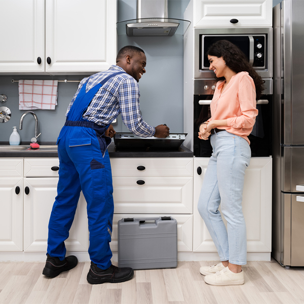 what kind of warranty do you offer on your cooktop repair services in Woodside East